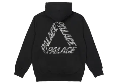 Pre-owned Palace Men's  P3 Snake Applique Hoodie In Black