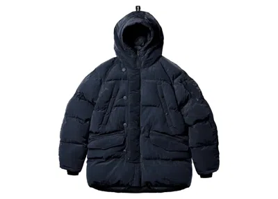 Pre-owned Palace Men's  P3b Baffle Parka In Jacket Navy Blue