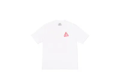 Pre-owned Palace Men's  P3d T-shirt (ultimo 2017) In White