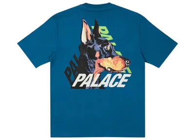 Pre-owned Palace Men's  P3k9 T-shirt In Blue