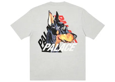 Pre-owned Palace Men's  P3k9 T-shirt In Grey Marl