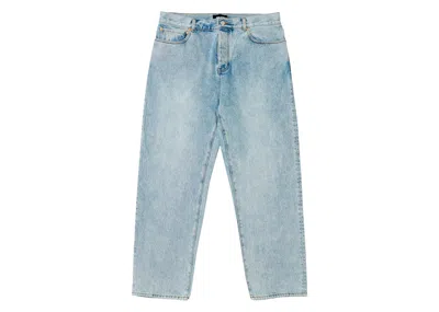 Pre-owned Palace Men's  P45 Standard Jean In Stone Wash