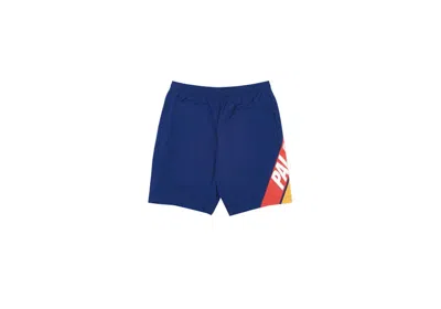 Pre-owned Palace Men's  Pal Beam Cotton Shell Short In Navy Blue