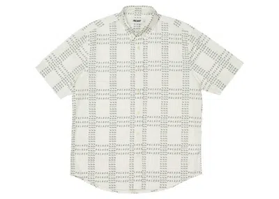 Pre-owned Palace Men's   Shirt In White/olive
