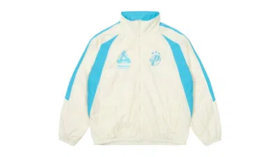 Pre-owned Palace Men's  Palais Proteam Jacket In White