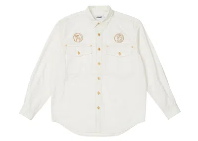 Pre-owned Palace Men's  Palasonic Shirt In White