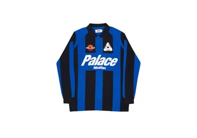 Pre-owned Palace Men's  Palazzo Knit In Blue/black In Multi