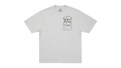 Pre-owned Palace Men's  Palmation T-shirt In Grey Marl In Gray