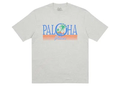 Pre-owned Palace Men's  Paloha T-shirt In Grey Marl