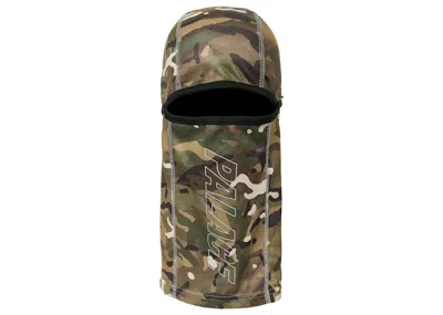 Pre-owned Palace Men's  Paltech Terrain Balaclava In Dpm Woodland