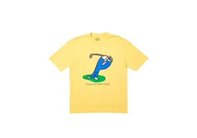 Pre-owned Palace Men's  Par T-shirt (fw19) In Yellow