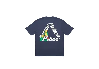 Pre-owned Palace Men's  Parrot 3 T-shirt In Navy Blue