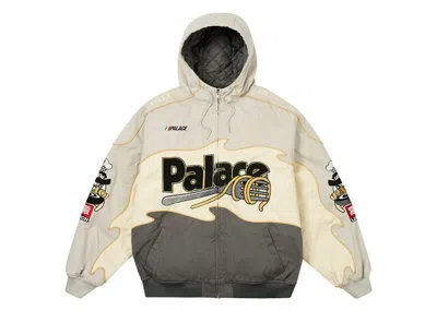 Pre-owned Palace Men's  Pasta Jacket In Concrete Gray