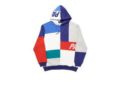 Pre-owned Palace Men's  Patch Hoodie In Grey Marl In Gray