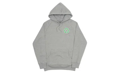 Pre-owned Palace Men's  Pcycle Hoodie In Grey Marl In Gray