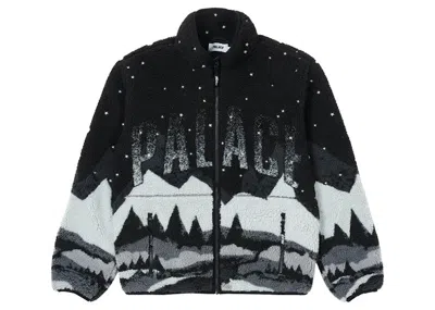 Pre-owned Palace Men's  Peak Funnel Fleece In Black