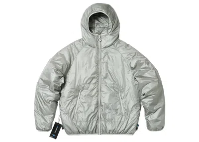 Pre-owned Palace Men's  Pertex Quilted Jacket In Grey