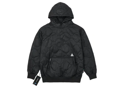 Pre-owned Palace Men's  Pertex Quilter Hoodie In Black