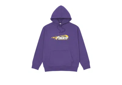 Pre-owned Palace Men's  Pflames Hoodie In Purple