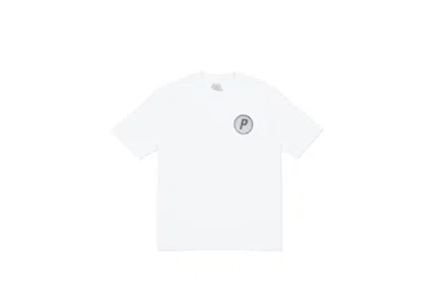 Pre-owned Palace Men's  Pircular T-shirt In White