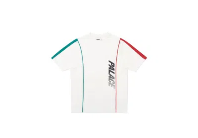 Pre-owned Palace Men's  Pline Racer Tee Shirt In White