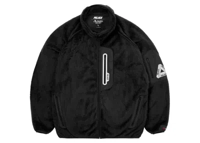 Pre-owned Palace Men's  Polartec High Loft Track Jacket In Black
