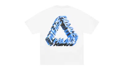 Pre-owned Palace Men's  Polished P3 T-shirt In White