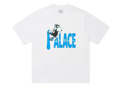 Pre-owned Palace Men's  Pow Pow T-shirt In White