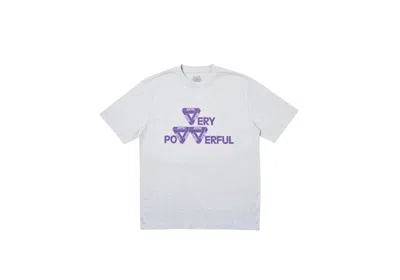 Pre-owned Palace Men's  Power T-shirt In Grey Marl