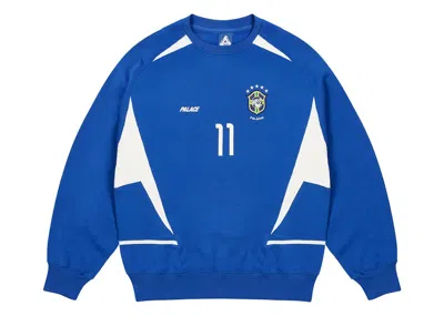 Pre-owned Palace Men's  Pro Team 02 Crew In Blue