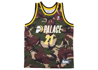 Pre-owned Palace Men's  Ps Vest In Camo In Multi