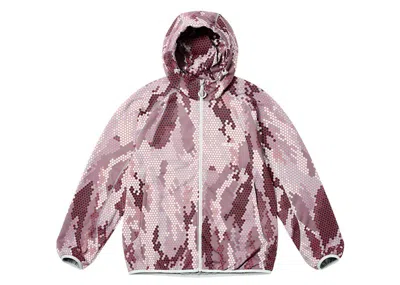 Pre-owned Palace Men's  Ptec Fleece Jacket In Camo Grey