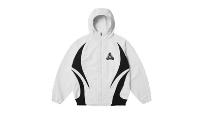 Pre-owned Palace Men's  Ptrack Jacket In Cloud In Gray