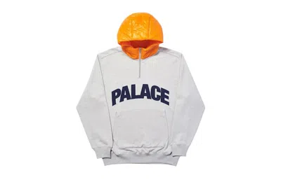 Pre-owned Palace Men's  Puffer Hoodie In Grey