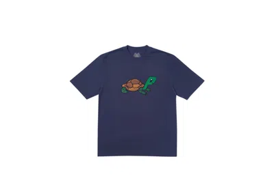 Pre-owned Palace Men's  Purtle T-shirt In Navy Blue