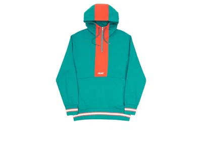 Pre-owned Palace Men's  Quicker Shell Hoodie In Teal Green