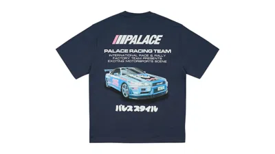 Pre-owned Palace Men's  Racey T-shirt In Navy Blue