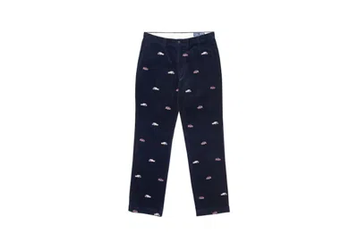 Pre-owned Palace Men's  Ralph Lauren Embroidered Cord Gti Chino In Aviator Navy Blue