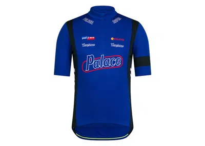 Pre-owned Palace Men's  Rapha Classico Short Sleeve Jersey In Blue