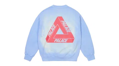 Pre-owned Palace Men's  Reacto Triferg Crew In Blue