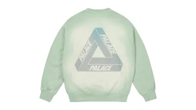 Pre-owned Palace Men's  Reacto Triferg Crew In Green