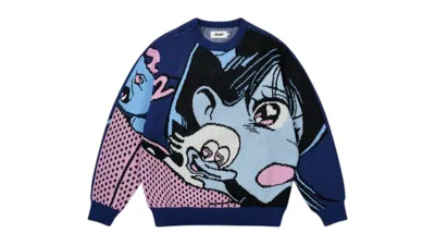 Pre-owned Palace Men's  Rear View Knit In Blue