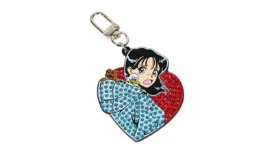 Pre-owned Palace Men's  Rear View Love Keyring In Multi