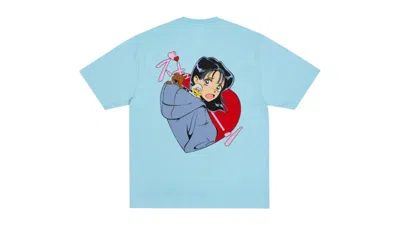 Pre-owned Palace Men's  Rear View T-shirt In Skyline Blue