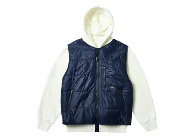 Pre-owned Palace Men's  Reversible Vest Hoodie In Soft White