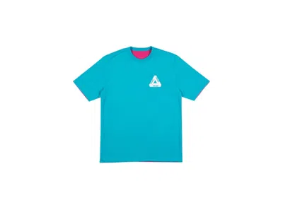 Pre-owned Palace Men's  Reverso T-shirt In Teal/magenta