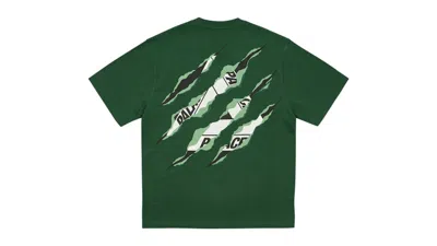 Pre-owned Palace Men's  Ripped Tri T-shirt In Racey Green