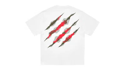 Pre-owned Palace Men's  Ripped Tri T-shirt In White