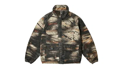 Pre-owned Palace Men's  Rn Ripstop Jacket In Bark Dpm In Brown