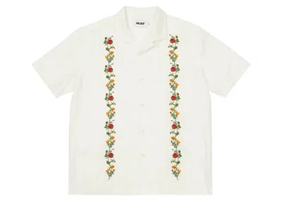 Pre-owned Palace Men's  Rose Chain Shirt In White